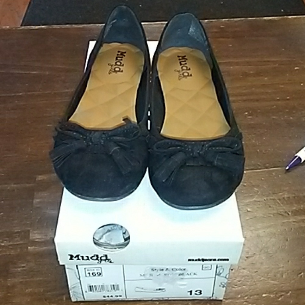 Girls Mudd Black Ballerina Flats